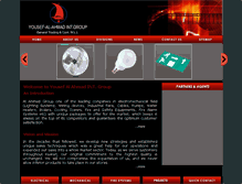Tablet Screenshot of alahmedgroup.com